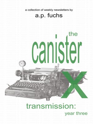 cover image of The Canister X Transmission